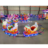 Chine 4-10 places extérieur champ de foire petit carrousel manège petit touriste Manege Enfants Train avec piste à vendre