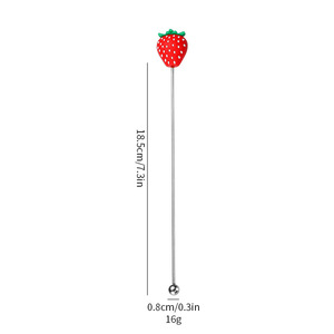 Acero inoxidable 304 personalizado decorativo corazón Floral Stick Twist bambú comida dedo <span class=keywords><strong>Bar</strong></span> recoger pastel fruta <span class=keywords><strong>pincho</strong></span> - Product Image 6