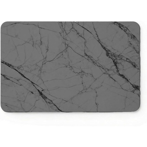 Elegante Tapete de Baño de Piedra con Diseño de Mármol, Patrón Sólido que Mantiene su Baño Impecable en Todo Momento - Product Image 1