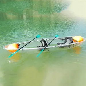 Canoë-kayak transparent de haute qualité Offre Spéciale Bateau transparent pour 2 personnes