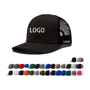 Logotipo personalizado Couro Patch 6 Painel Em Branco Esportes Gorras Malha Snapback Richardson 112 Trucker Chapéus para Homens Custom Caps Logo - Product Image 1