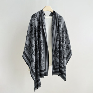 Écharpe longue tendance imprimée pour <span class=keywords><strong>femme</strong></span>, bandeau respirant, foulard de voyage - Product Image 3
