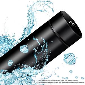 Siy619 Custom Printing Logo 500Ml <b>Flask</b> Vacuum Bottle Smart Thermos With Temperature Digital Gift Items - Product Image 4