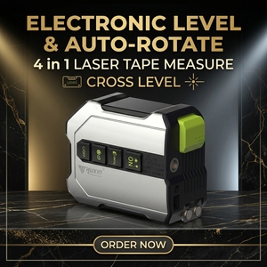 SMMT Télémètre laser professionnel <span class=keywords><strong>4</strong></span>-en-1 multifonctionnel avec mesure de surface, volume et Pythagore, certifié CE FCC RoHS - Product Image 5