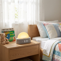 Machine à bruit blanc pour le sommeil, lumière de réveil, veilleuse RVB à lueur douce, système de sommeil intelligent intuitif, personnalisation OEM ODM