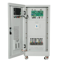 Stabilisateur de tension automatique triphasé SBW-N-50KVA AC SVC 50KVA/60KVA avec affichage, grande puissance, compensation AVR, en cuivre