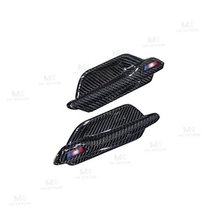 Rejilla de Ventilación Lateral Delantera de Fibra de Carbono Seca para <span class=keywords><strong>BMW</strong></span> <span class=keywords><strong>M2</strong></span> M2C F87 <span class=keywords><strong>2015</strong></span>+, Accesorios Decorativos para el Guardabarros - Product Image 3
