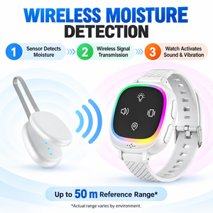 Alarme intelligente d'hydratation urinaire avec transmission par puce <span class=keywords><strong>Bluetooth</strong></span>, fonction anti-perte et mode indicateur couleur pour enfants - Product Image 3