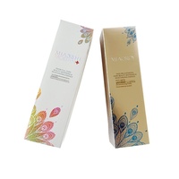 Boîtes d'emballage cosmétiques en carton blanc de haute qualité pour vernis à ongles, crème pour le visage et les yeux, auto-assemblantes, recyclables, impression mate