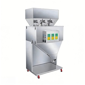 Máquina de envasado y sellado de bolsas de especias y alimentos en polvo con cabezales múltiples, llenado cuantitativo, operada por pedal, multifunción - Product Image 3