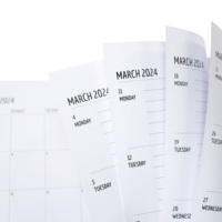 Agenda mensuel et quotidien personnalisé Artgift 2025, couverture rigide, format A4, organiseur, calendrier, affirmation, manifestation, entraînement, cadeau