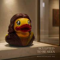 B.DUCK Série Musée Mona Duck, Figurine Miniature en PVC Vinyle, Figurine d'Action, Jouet Canard en Caoutchouc, Boîte Mystère, Personnalisation OEM