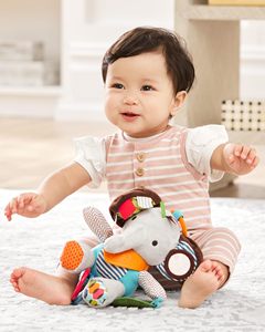 Et New bé giường Teether Rattle Xe đẩy nhồi bông Voi treo đồ chơi sang trọng bé hoạt động và mọc răng đồ chơi - Product Image 4