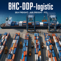 Service de transitaire maritime porte-à-porte DDP, agent d'expédition DHL de la Chine vers l'Estonie et la Lettonie, logistique LCL + Express