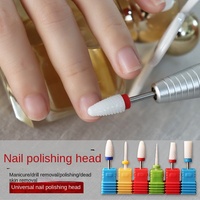 Xingong Tête de meulage en céramique professionnelle de haute qualité 2,35 mm pour ponceuse rotative électrique, outil de polissage et de nettoyage pour nail art, embouts de perceuse