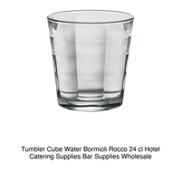 Verre à eau Bormioli Rocco Cube 24 cl H 8,5 cm Ø 8,1 cm