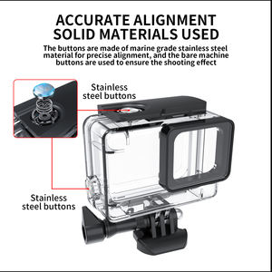 Étui étanche pour caméra d'action <span class=keywords><strong>GOPro</strong></span> 5/6/<span class=keywords><strong>7</strong></span>, étui étanche pour <span class=keywords><strong>GOPro</strong></span> 5/6/<span class=keywords><strong>7</strong></span> <span class=keywords><strong>BLACK</strong></span>, étui de protection - Product Image 2