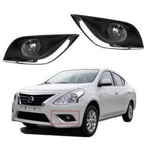 Kit <span class=keywords><strong>de</strong></span> Faros Antiniebla para Nissan Sunny Almera <span class=keywords><strong>Versa</strong></span> Sedán 2014 - 2019, Ensamblaje <span class=keywords><strong>de</strong></span> Lámpara Antiniebla <span class=keywords><strong>de</strong></span> Parachoques Delantero con Arnés <span class=keywords><strong>de</strong></span> Cables e Interruptor - Product Image 1