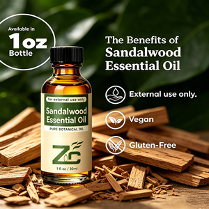 Huile Essentielle de Bois de Santal Naturelle Non Diluée, Huile de Santal Botanique Premium pour Diffuseur, Méditation, Apaisement, Soins de la Peau et Soins Corporels DIY - Product Image 2