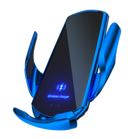Nouvel arrivage de chargeur de voiture support de chargeur de voiture sans fil à charge rapide 15w supports de téléphone portable de voiture pour IP14/15