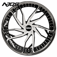 Jantes forgées NJQS GALANTE SF 5437 18 pouces 19 pouces, jantes en alliage personnalisées 5x112, kits de tuning pour Mercedes E63