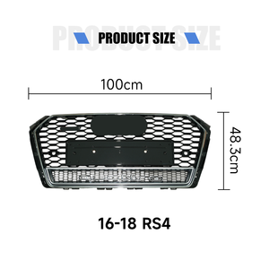 Nouveaux produits à succès, calandre avant RS4 pour A4 B9 2016-2018 <span class=keywords><strong>2017</strong></span> Audi A4 B9 - Product Image 2