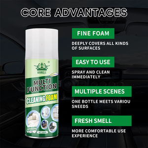 고효율 생분해 성 실내 장식 가죽 소파 폼 클리너 자동차 청소 스프레이 자동차 다목적 클리너 - Product Image 2