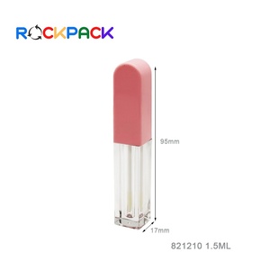 Mini Tubo de Brillo Labial de Plástico de 1.5 ml, Color Blanco Rosado, Tamaño Personalizado, con Logotipo, para Cosméticos - Product Image 6
