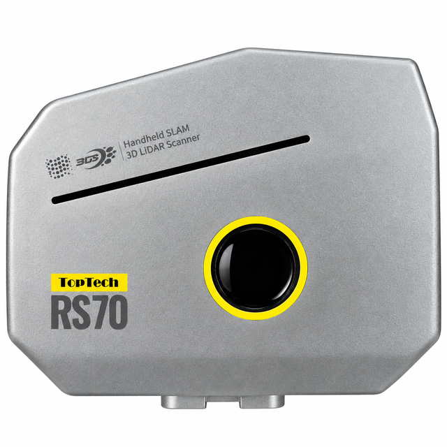 Toptech RS70 Light Weight Handheld SLAM 3D LiDAR Scanner WiFi Enabled Real Time Mapping 3D High Precision Panoramic Capture
