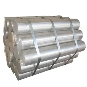 ASTM Al Alu Alliage 2A12 6063 6061 T6 7075 T651 Dureté Industrielle Étirage À Froid Extrusion Forge Ronde En Alliage D'aluminium Barre