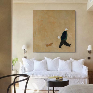 <span class=keywords><strong>Chambre</strong></span> rétro, décoration haut de gamme, niche, suivant de près le restaurant, peintures murales simples et polyvalentes - Product Image 5