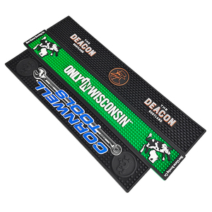 Custom Printed Silicone PVC Bar Runner Rubber Spill Mat Beer Drip Tray Non Slip Pub Rail Mat Service Mat for Bars - Product Image 4