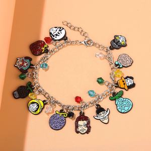 Pulsera de una pieza King of Navigation Luffy Essaab White Beard Frenchman Devil Fruit Pulsera de metal de dibujos animados - Product Image 1