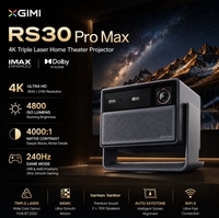 Projecteur laser 4K XGIMI RS30 ProMax 4800 lm Home Cinema avec Dolby Vision pour Home Theater avec TV Stick pour version mondiale