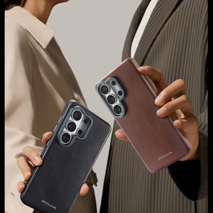 Fundas Magnéticas de Piel Sintética para Teléfono Móvil Samsung S26 S23 S24 Ultra S25 Plus S23 FE, con Carga Inalámbrica y Protección Contra Impactos - Product Image 4