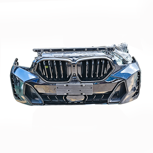 Set Completo Paraurti Anteriore G06 per <span class=keywords><strong>BMW</strong></span> <span class=keywords><strong>X6</strong></span> LCI, Griglia Nera Lucida Stile M Sport, Sostituzione Diretta di Alta Qualità Aftermarket - Product Image 2