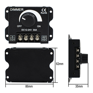 SMG-3003 mới 30A LED mờ chuyển đổi ánh sáng Băng điều khiển <span class=keywords><strong>DC</strong></span> <span class=keywords><strong>12V</strong></span>-24V màu duy nhất LED Strip <span class=keywords><strong>Dimmer</strong></span> chuyển đổi mô-đun tiếp sức - Product Image 5