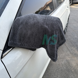 ผ้าขนหนูไมโครไฟเบอร์1200 GSM สำหรับเช็ดรถแบบห่วงบิดสองชั้นไม่มีรอยขีดข่วนหรือมีคราบน้ำ - Product Image 1