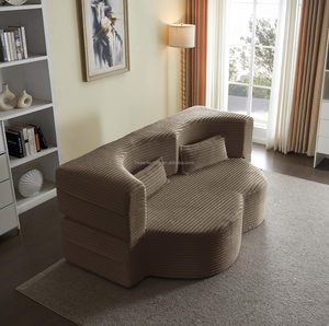 Sofá Cama Reclinable Extensible Tapizado en Tela Moderna y Económica, Convertible, Plegable, Ecológico, de Lujo, para Villa, Escuela, Oficina, Sala de Estar - Product Image 3