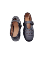 Approvisionnement direct usine : Nouvelles chaussures plates tendance 2025 de qualité pour femmes à bout carré, logo personnalisé, bon prix