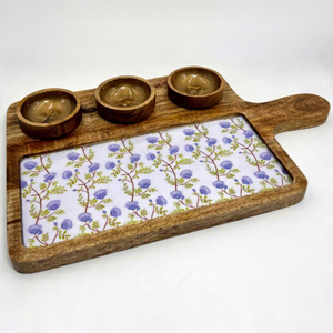 Farmhouse Rustic Wooden Serving <b>Platter</b> Handmade Dining Accessories - Product Image 1