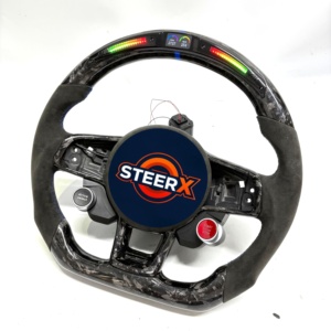Volante de Repuesto Directo para <span class=keywords><strong>VW</strong></span> GTI, Compatible con Golf MK7, Sagitar, Sportsvan, Teramont, Scirocco B8, en Fibra de Carbono Forjada - Product Image 2