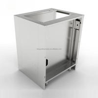 Boîtier électronique en tôle d'acier inoxydable/aluminium de style personnalisé, nouvelle conception, découpe laser, amplificateur industriel