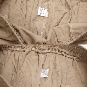 <span class=keywords><strong>Pantalon</strong></span> de sport décontracté en <span class=keywords><strong>lin</strong></span> pour homme, taille élastique avec cordon de serrage, couleur unie, <span class=keywords><strong>pantalon</strong></span> tendance avec poches - Product Image 3