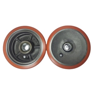 Roue de charge en polyuréthane 285x100-40mm, roue à roulement de rechange pour usage intensif, capacité 5000kg pour entrepôt - Product Image 1