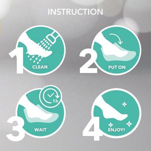 الطبيعي الألوة البابايا قناع القدمين 2 حزمة التقشير إصلاح تقشير بعيدا الميت الجلد القدم تقشير الجوارب تقشر قناع القدمين - Product Image 4