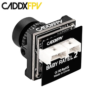 Caddx Baby Ratel 2 1/1.8'' Starlight 1200TVL 2.1mm NTSC PAL 16:9 4:3 Kamera Super yang Dapat Diganti untuk Drone Balap ZLD