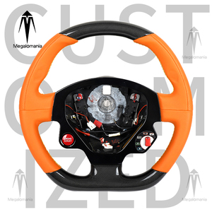 Volante Deportivo Personalizado de Fibra de Carbono y Alcántara para <span class=keywords><strong>Ferrari</strong></span> 458 488 599 California <span class=keywords><strong>F430</strong></span> F12 GTC4LUSSO, Volante de Carreras Convertible - Product Image 1