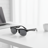 Lunettes Intelligentes IA pour Sports de Plein Air, Lunettes de Soleil Tendance avec Écouteurs Sans Fil, Traducteur et Commande Vocale