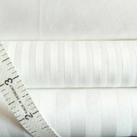 Ensemble de literie 100% coton, taies d'oreiller rayées de 3 cm, linge de lit d'hôtel